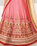 wedant FAshion Wedding Heavy Work Dulhan Collection Self Design Lahengha Choli Pink & Red